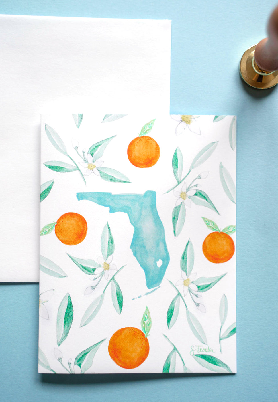 Florida Citrus Greeting Card