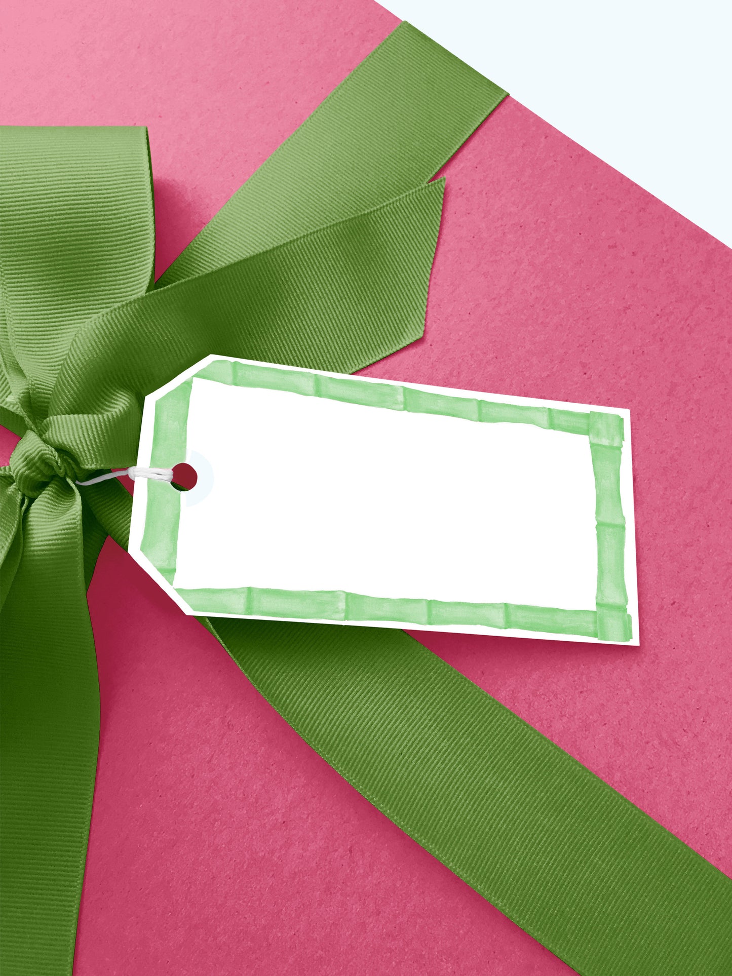 Green Bamboo Gift Tags