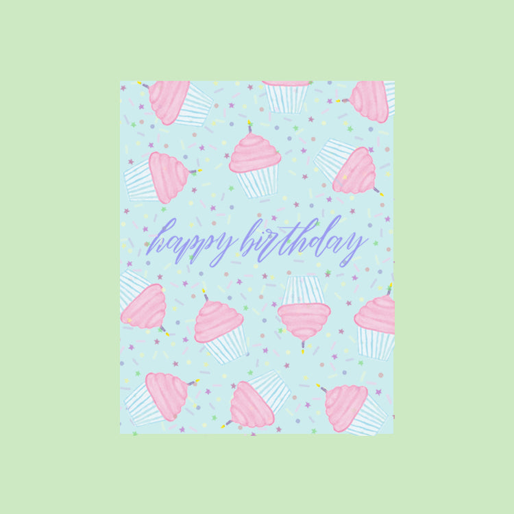 Birthday Cupcake Card