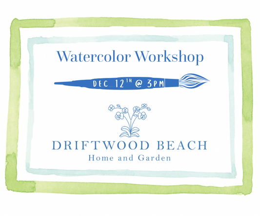 Watercolor Workshop 12/12/25
