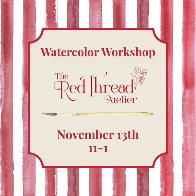 Watercolor Workshop at The Red Thread 11/13