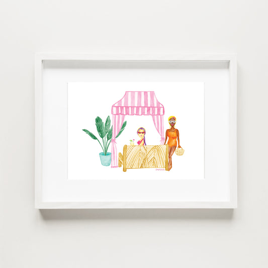 Cabana Girls Print